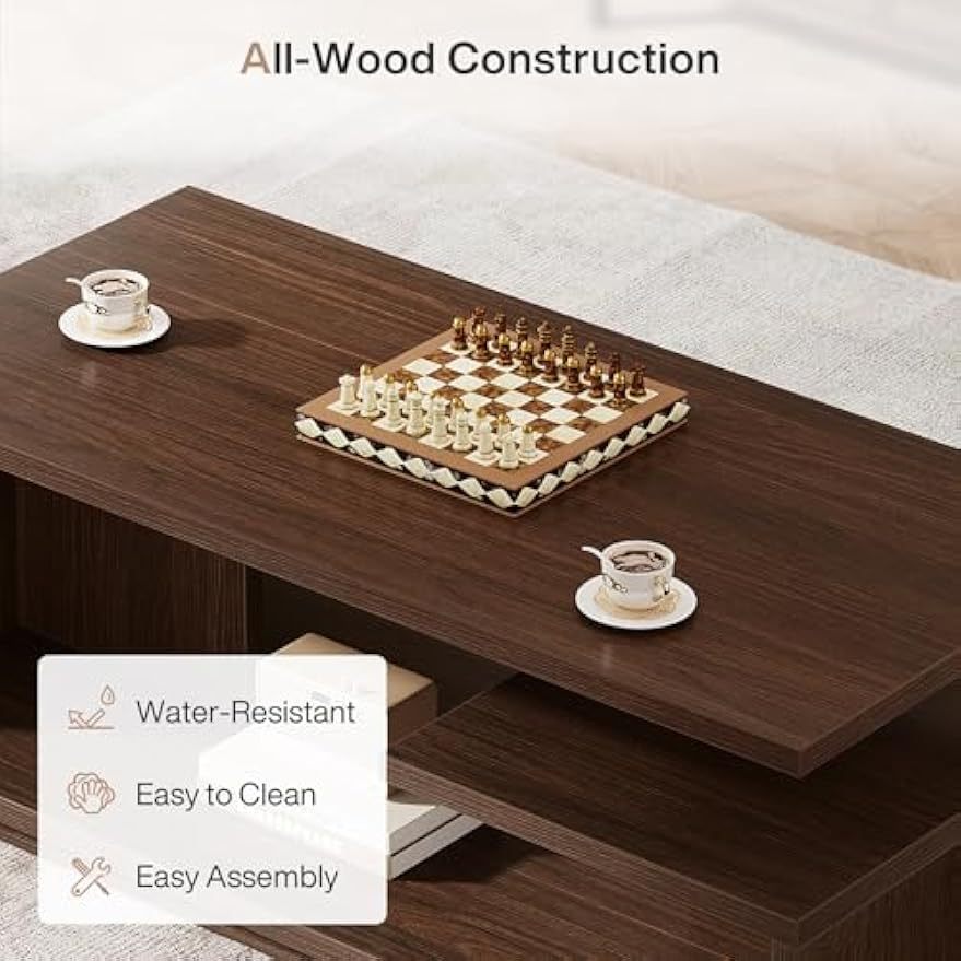 Mid-Century Modern Extra Long Coffee Table - 47.24\