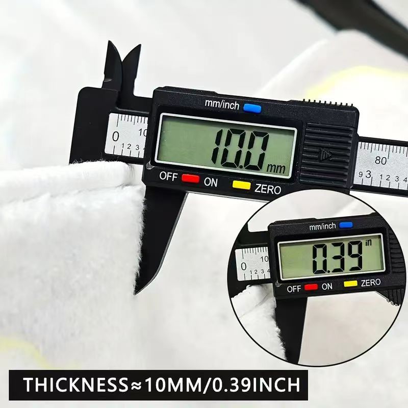 Round Faux Cashmere 1000g\u002F㎡ Carpet, Cartoon Letter Soft Dog Design, Thickened 10mm Plush, Machine Washable, Non-Slip, Home Decor for Living Room, Bedroom, Indoor Use, Polyester, High Pile