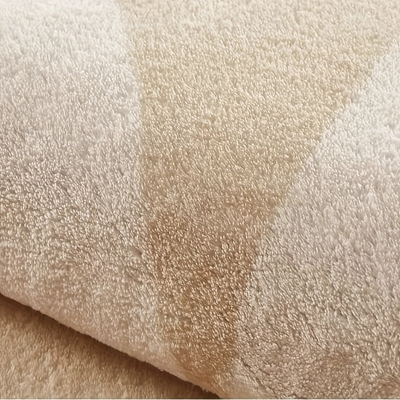 Modern Geometric Pattern Mat Bohemian Style Retro Cream Color Round Mat Soft and Fluffy 1000g\u002Fm² Thickened Imitation Cashmere 10mm High-end Plush Mat for Living Room Bedroom Home Decoration Non-slip Washable