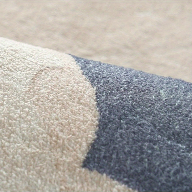 Whale-Shaped Plush Area Mat - Soft, Non-Slip, Washable Polyester Floor Mat with Realistic Whale Design, Ideal for Bedroom, Living Room, and Bathroom Decor, Bathroom Mat|Whale Motif|Machine Washable Mat, Whale Decor