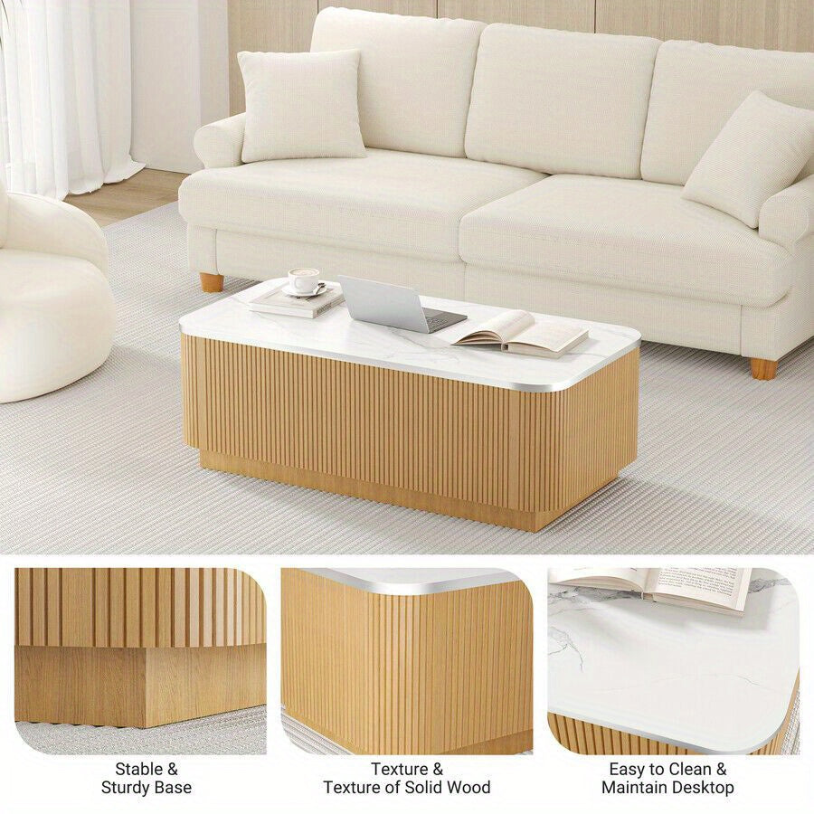 Coffee Table with Storage 39.4\