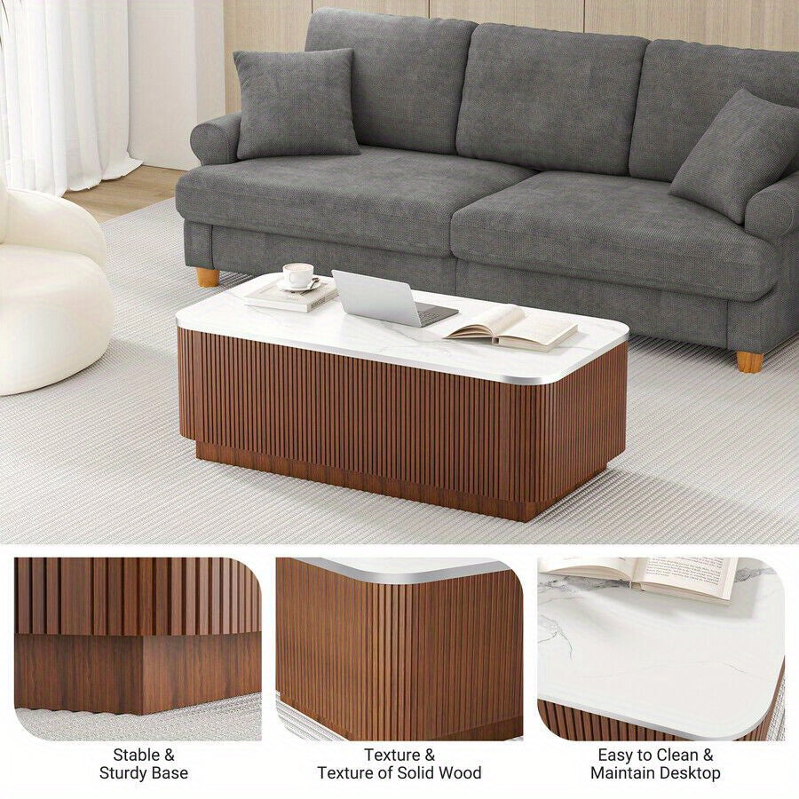 Coffee Table with Storage 39.4\