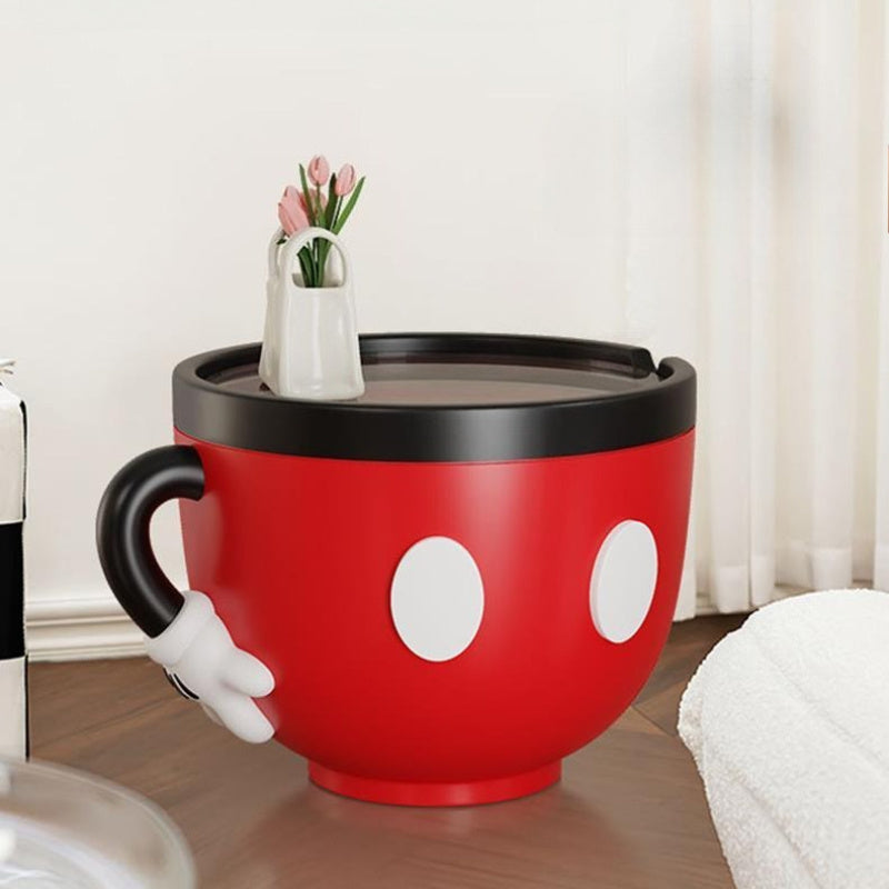 Disney Coffee Table, Mickey Mouse Creative Small Living Room Side Table with Resin Material - Space-Saving Modern Coffee Table for Home, Bedroom, or Office | Ideal for Serving Coffee and Snacks | Compact Design Perfect for Small Spaces