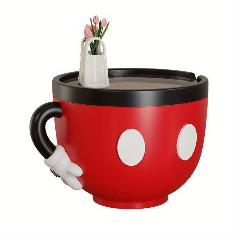 Disney Coffee Table, Mickey Mouse Creative Small Living Room Side Table with Resin Material - Space-Saving Modern Coffee Table for Home, Bedroom, or Office | Ideal for Serving Coffee and Snacks | Compact Design Perfect for Small Spaces