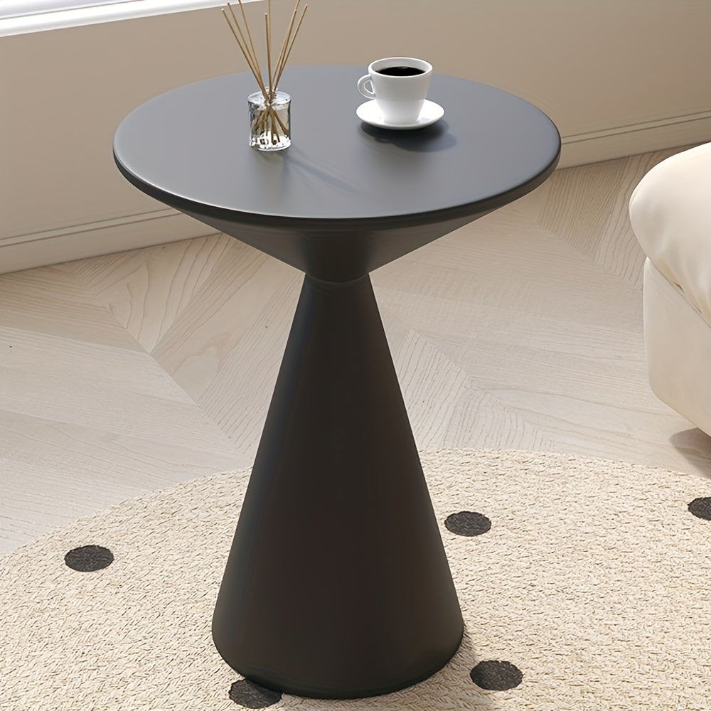 1pc Coffee Table Modern Living Room Black Low Center Table Bedroom Metal Furniture