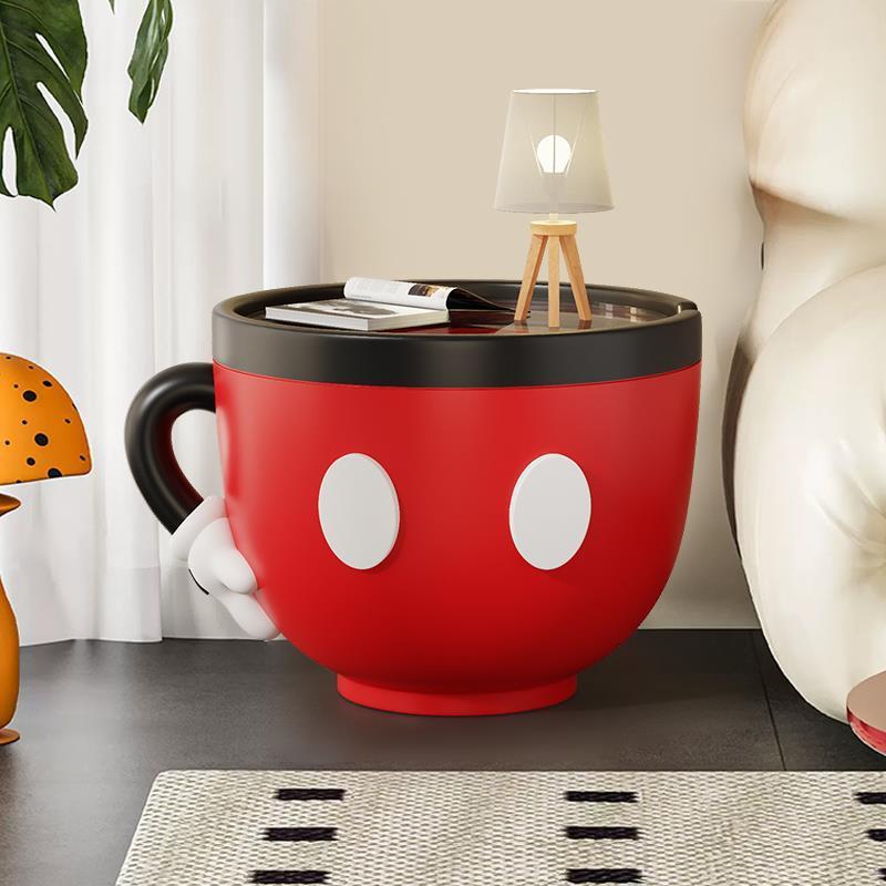 Disney Coffee Table, Mickey Mouse Creative Small Living Room Side Table with Resin Material - Space-Saving Modern Coffee Table for Home, Bedroom, or Office | Ideal for Serving Coffee and Snacks | Compact Design Perfect for Small Spaces