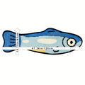 Soft Flannel Mat 1 Blue Fish Cartoon Mat, Soft Comfortable Flannel Material | Washable and Machine Washable, Suitable for Home Decor, Room, Bedroom, Entrance, Kitchen, Perfect Holiday Gift for Family and Friends