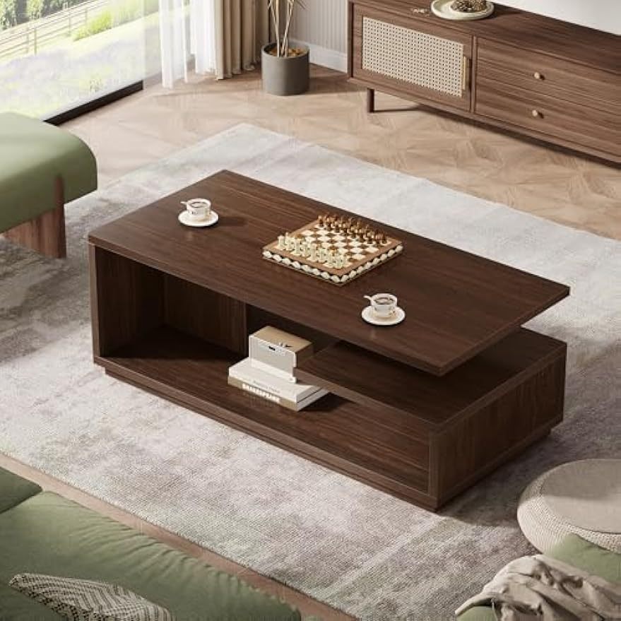 Mid-Century Modern Extra Long Coffee Table - 47.24\