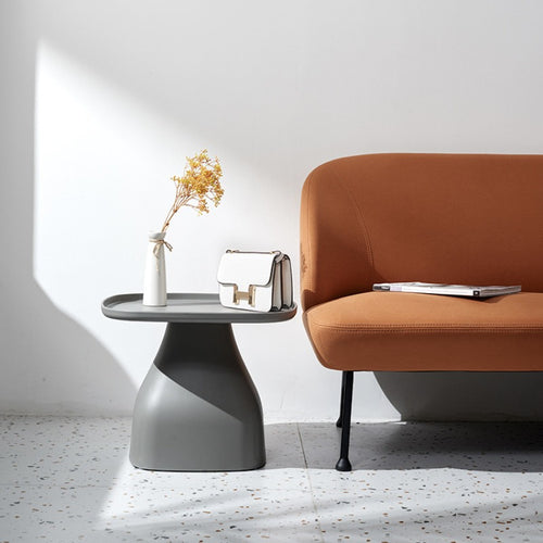 1pc Modern Minimalist Coffee Table - Square, Plastic, Pedestal Base, No Assembly Needed, Ideal for Living Room, Balcony, or Outdoor Use, Indoor Outdoor Coffee Table | Minimalist Coffee Table | Durable Plastic Table