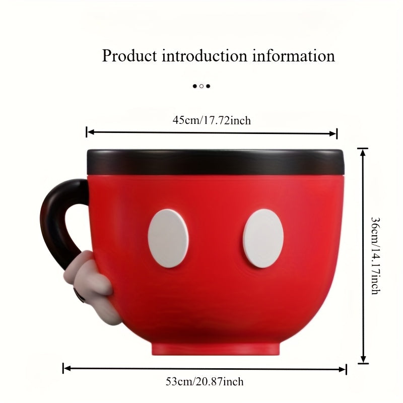 Disney Coffee Table, Mickey Mouse Creative Small Living Room Side Table with Resin Material - Space-Saving Modern Coffee Table for Home, Bedroom, or Office | Ideal for Serving Coffee and Snacks | Compact Design Perfect for Small Spaces